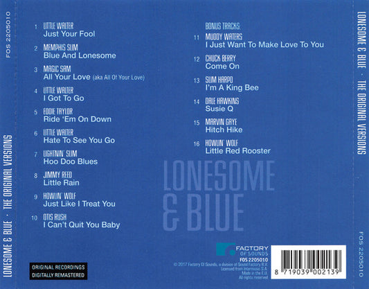 Various : Lonesome & Blue (The Original Versions) (CD, Comp)