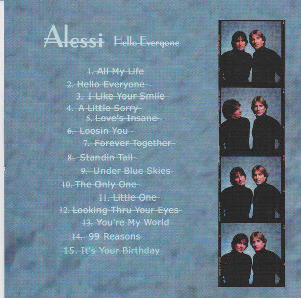 Alessi : Hello Everyone (CD, Album)