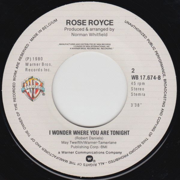 Rose Royce : Pop Your Fingers (7", Single)