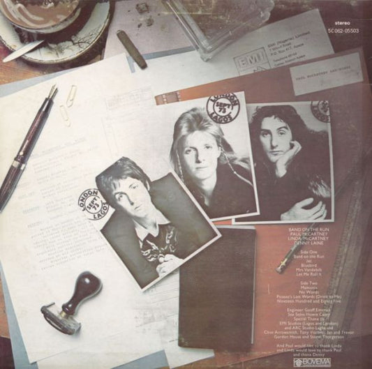 Wings (2) : Band On The Run (LP, Album)