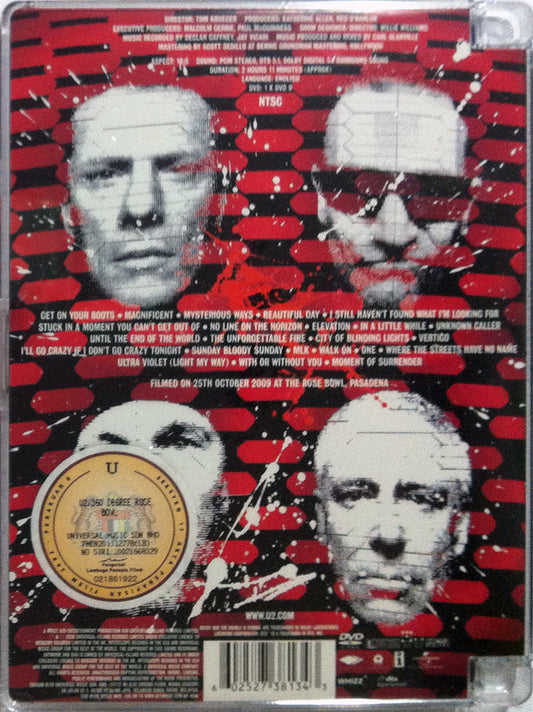 U2 : U2360° At The Rose Bowl (DVD-V, NTSC, Sup)