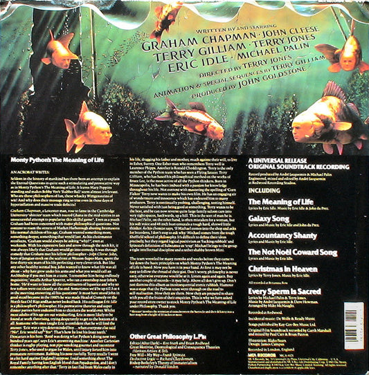 Monty Python : Monty Python's The Meaning Of Life (LP, Album, Pin)