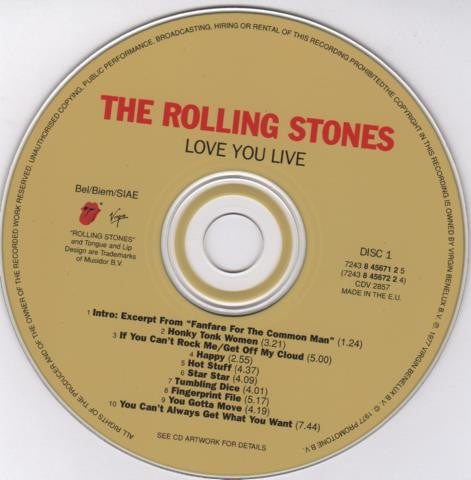 The Rolling Stones : Love You Live (2xCD, Album, RE, RM)