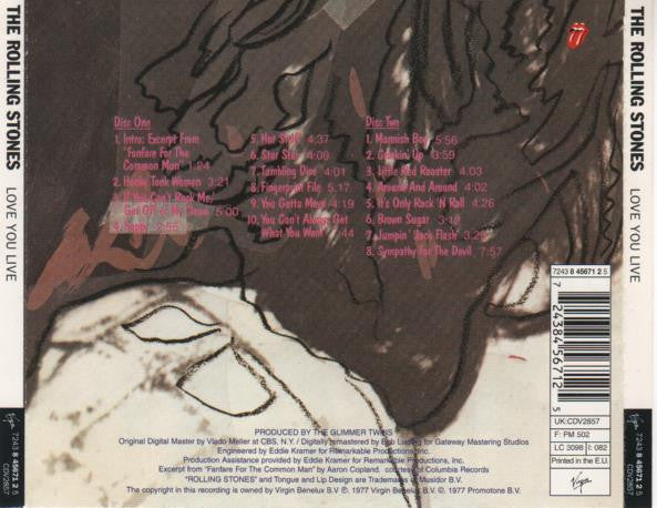 The Rolling Stones : Love You Live (2xCD, Album, RE, RM)