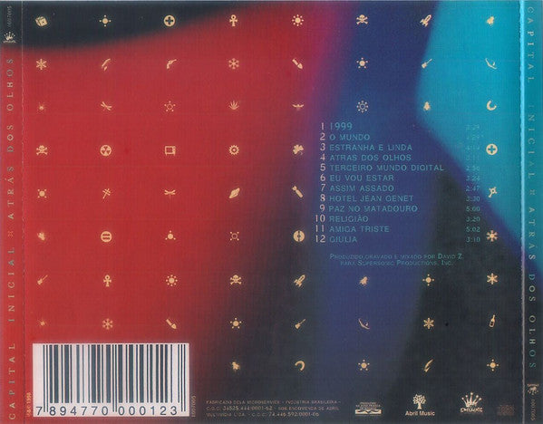 Capital Inicial : Atrás Dos Olhos (CD, Album)