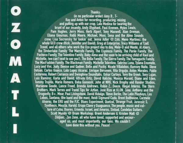 Ozomatli : Ozomatli (CD, Album)