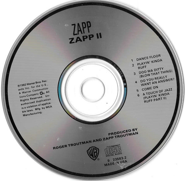 Zapp : Zapp II (CD, Album)