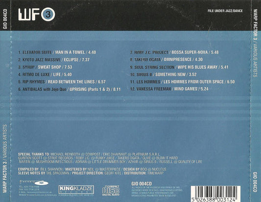 Various : Warp Factor 3 (The Final Frontier) (CD, Comp)
