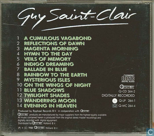 Guy Saint-Clair : Indigo Dreaming (CD, Album)