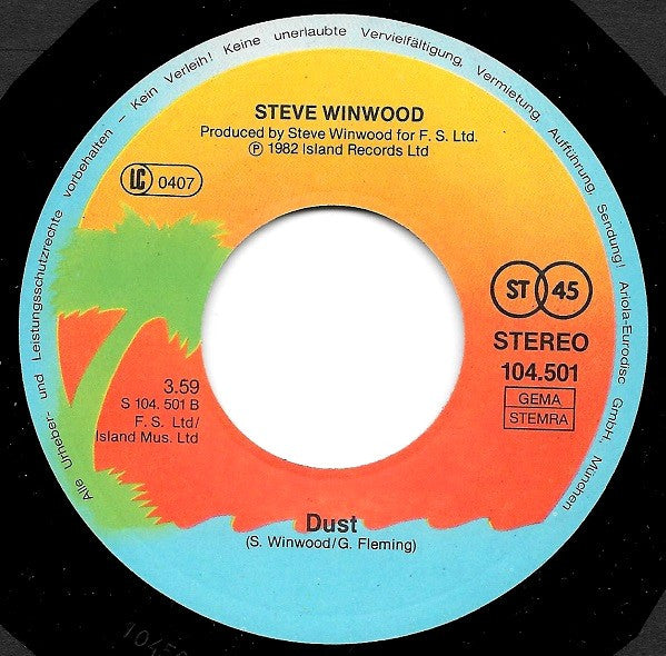 Steve Winwood : Still In The Game (7", Single)