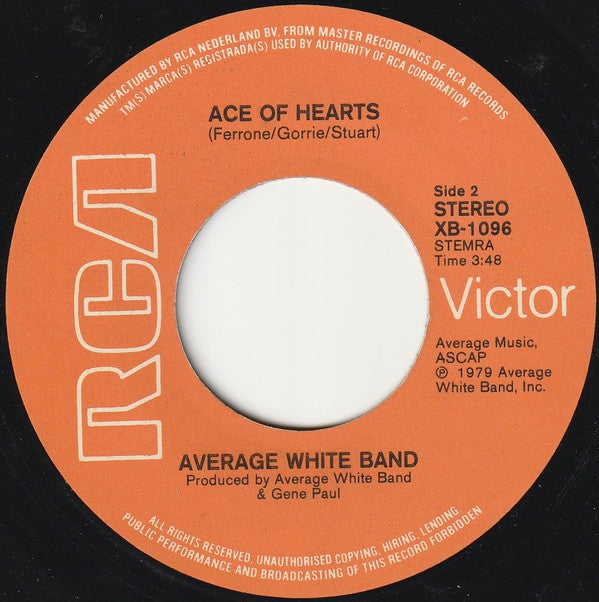 Average White Band : When Will You Be Mine (7", Single)
