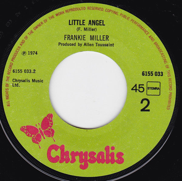 Frankie Miller : I'll Take A Melody / Little Angel (7", Single)