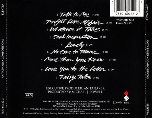 Anita Baker : Compositions (CD, Album)