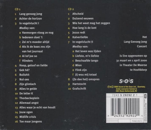 Robert Long : Vanavond Tussen 8 En 11 Live (2xCD, Album)
