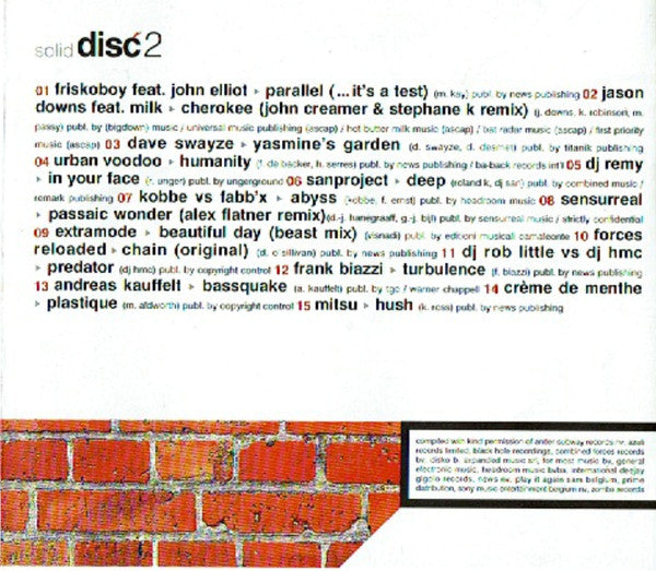 Various : Sólid Sounds Anno 2002 Volume 02 (2xCD, Comp)