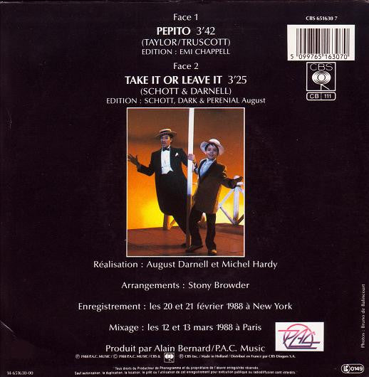Kid Creole And The Coconuts : Pepito (7", Single)
