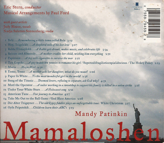 Mandy Patinkin : Mamaloshen (CD, Album)