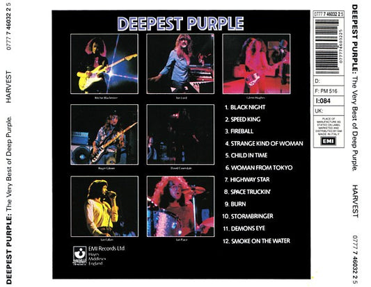 Deep Purple : Deepest Purple: The Very Best Of Deep Purple (CD, Comp, RE)