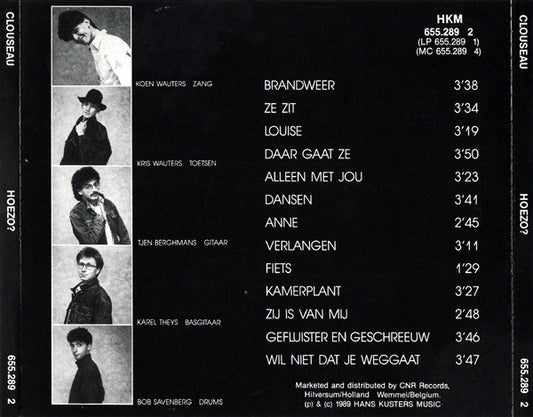 Clouseau : Hoezo? (CD, Album)