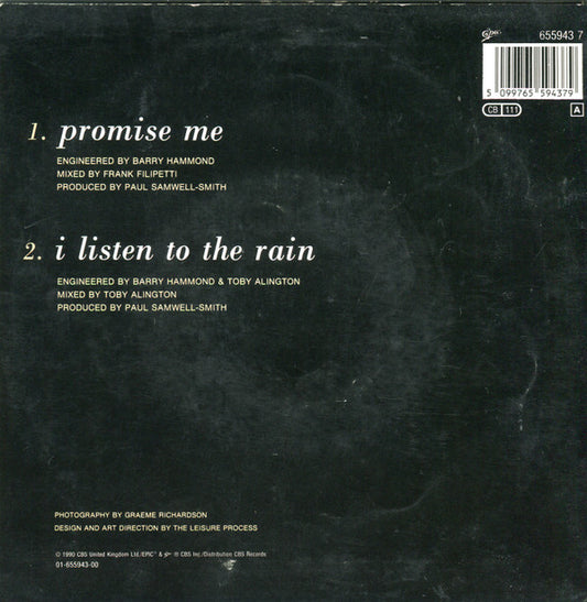 Beverley Craven : Promise Me (7", Single)