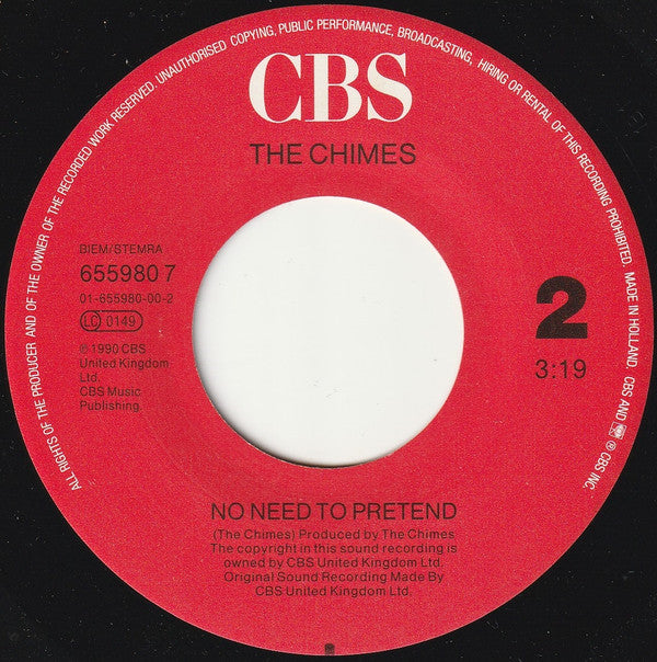 The Chimes : I Still Haven't Found What I'm Looking For (7", Single)