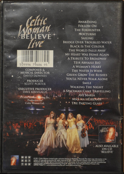 Celtic Woman : Believe - Live (DVD-V, PAL)