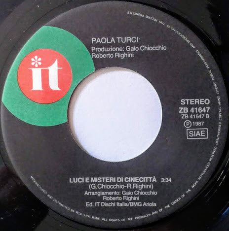Paola Turci : Mi Chiamo Luka (7")