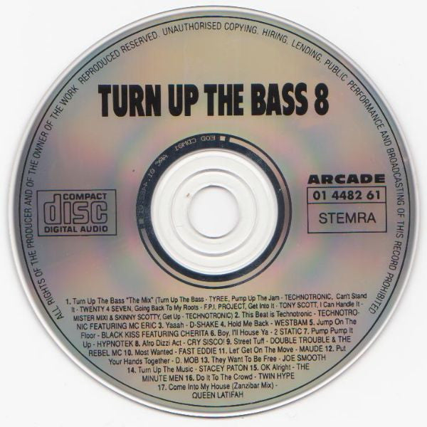 Various : Turn Up The Bass Volume 8 (CD, Comp)