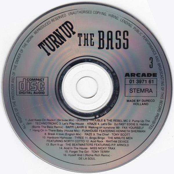 Various : Turn Up The Bass Volume 3 (CD, Comp)