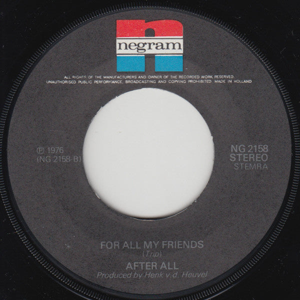 After All (2) : Hitshot (7", Single)