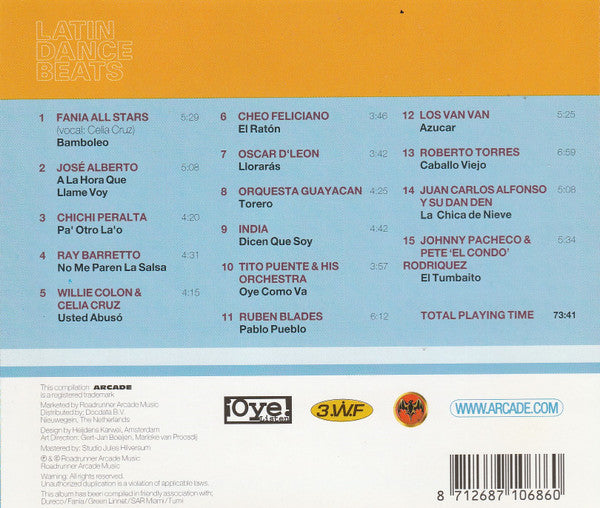 Various : Latin Dance Beats (CD, Comp)