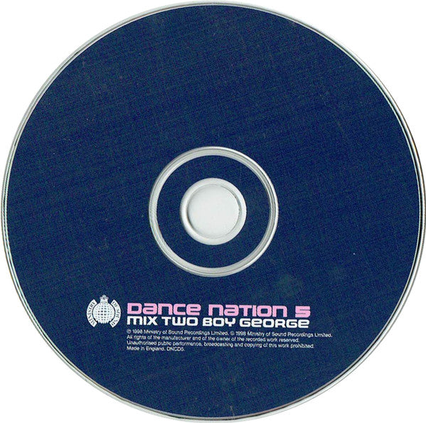 Pete Tong & Boy George : Dance Nation 5 (2xCD, Album, Mixed)