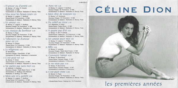 Céline Dion : Les Premières Années (CD, Comp)