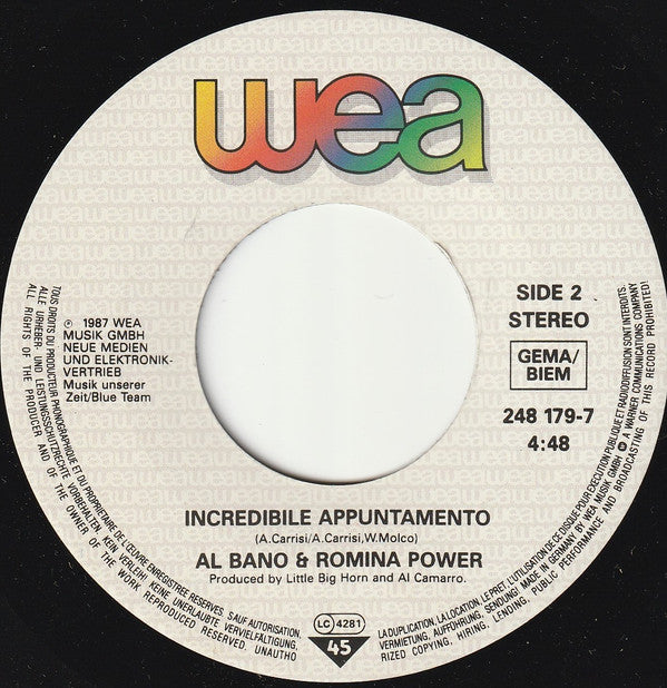 Al Bano & Romina Power : Libertà! (7", Single)