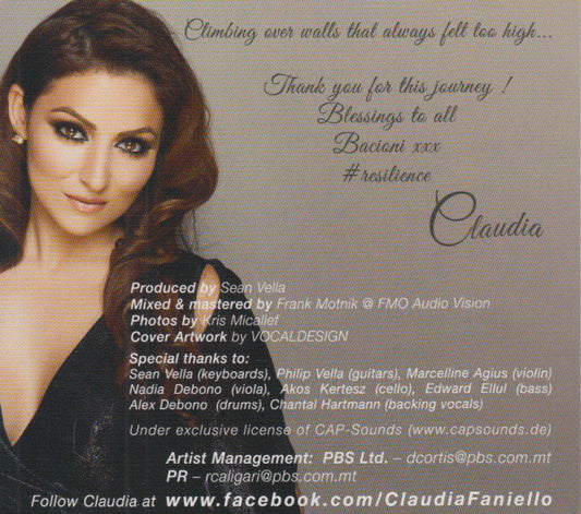 Claudia Faniello : Breathlessly (CD, Single)