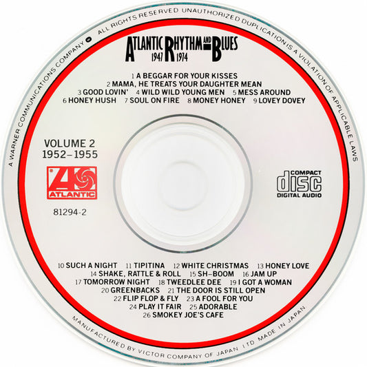 Various : Atlantic Rhythm & Blues 1947-1974, Volume 2 1952-1955 (CD, Comp)