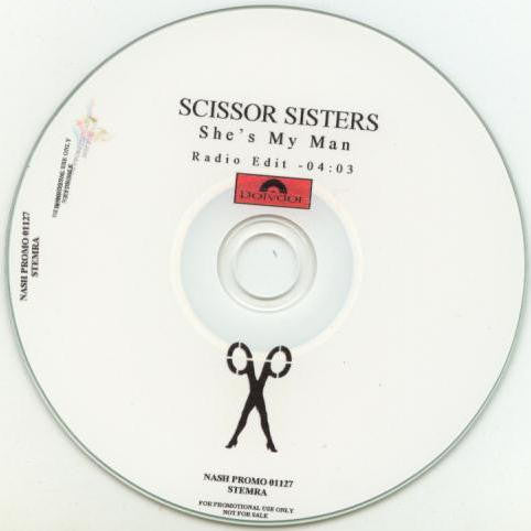 Scissor Sisters : She's My Man (CDr, Single, Promo)