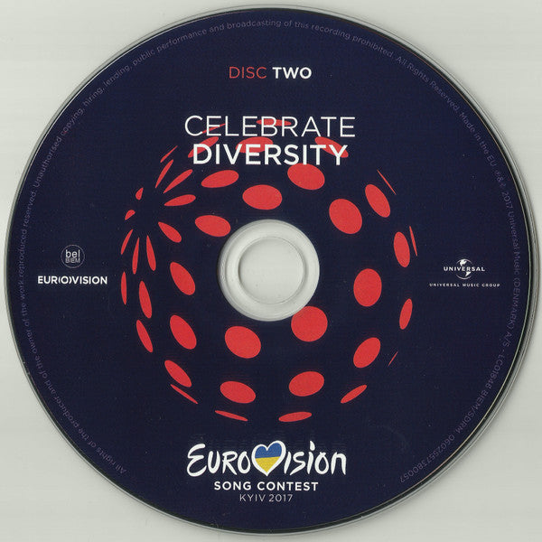 Various : Eurovision Song Contest Kyiv 2017 - Celebrate Diversity (2xCD, Comp)