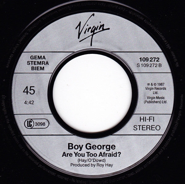 Boy George : Sold (7", Single)