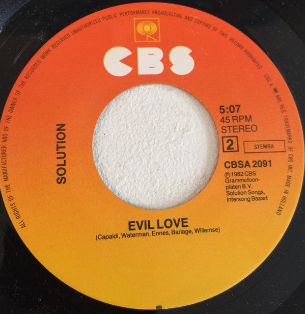 Solution (4) : Run Away (7", Single)