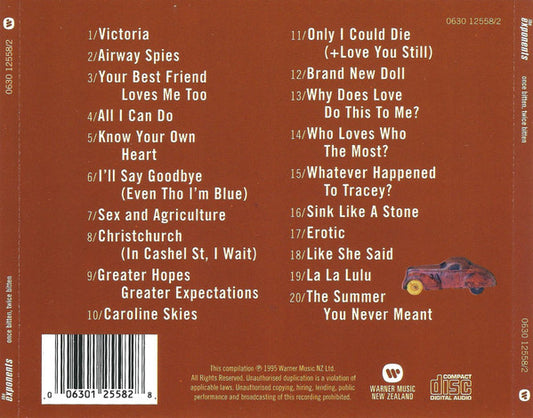 Dance Exponents : Once Bitten, Twice Bitten (The Singles 1981-1995) (CD, Comp)