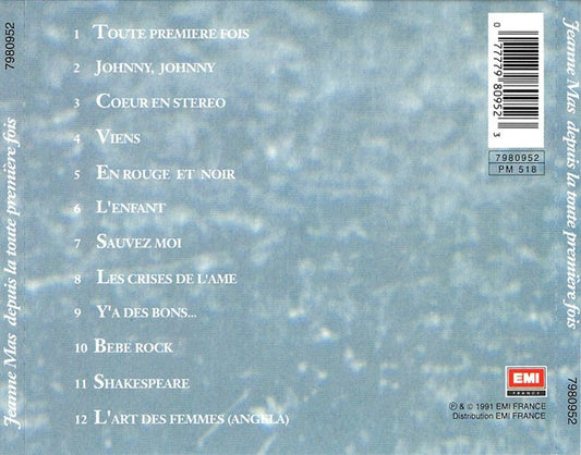 Jeanne Mas : Depuis La Toute Première Fois (CD, Comp)