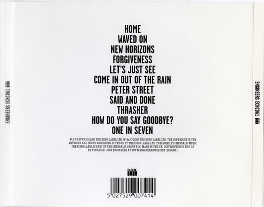 Engineers : Engineers (CD, Album)
