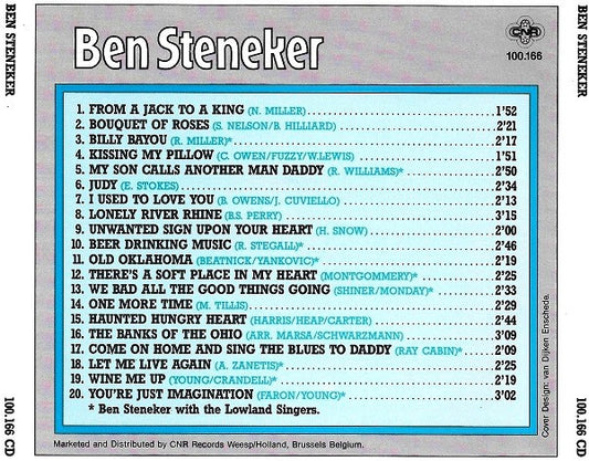 Ben Steneker : Ben Steneker (CD, Album)