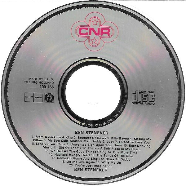 Ben Steneker : Ben Steneker (CD, Album)