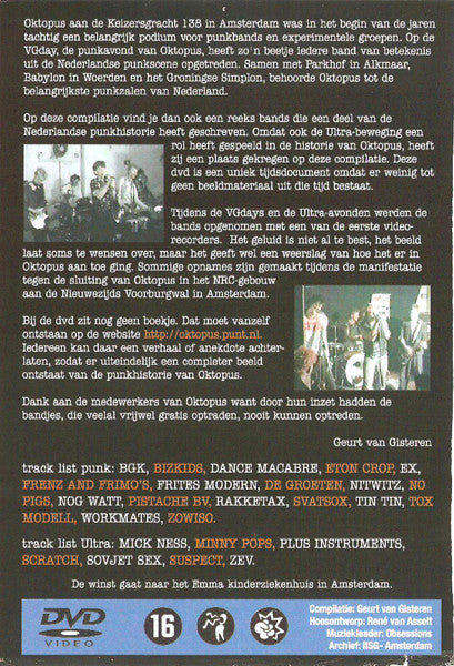 Various : Als Je Haar Maar Goed Zat (Videocompilatie Van Punkbands In Oktopus 1980-1985) (DVDr, DVD-V)