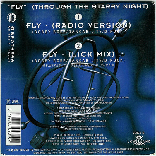2 Brothers On The 4th Floor : Fly (Through The Starry Night) (CD, Single)