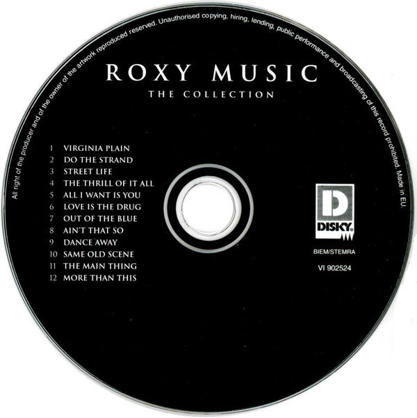 Roxy Music : The Collection (CD, Comp, RP)