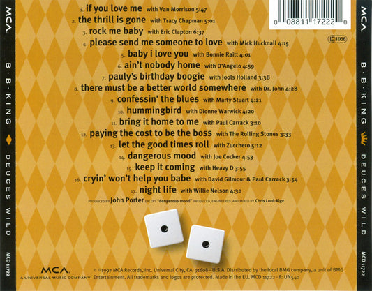 B.B. King : Deuces Wild (CD, Album)