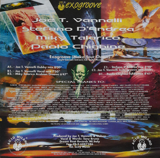 Tony Bruno : Exogroove (2x12")